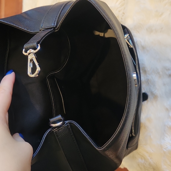 Zara Backpack with Flap Zips Black - Picture 16 of 16